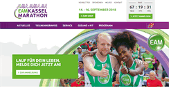 Desktop Screenshot of kassel-marathon.de